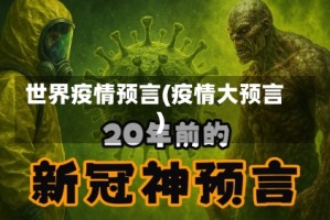 世界疫情预言(疫情大预言)