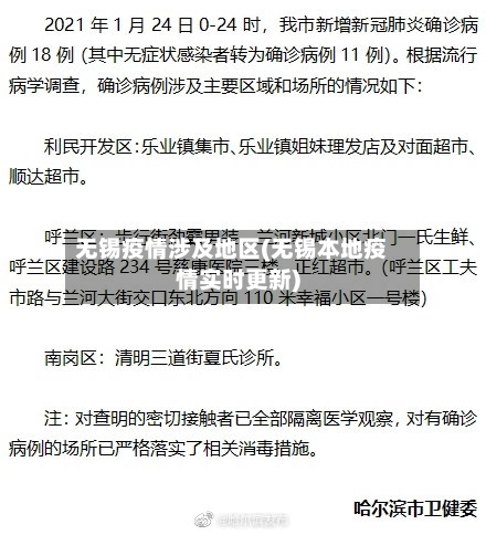 无锡疫情涉及地区(无锡本地疫情实时更新)-第1张图片