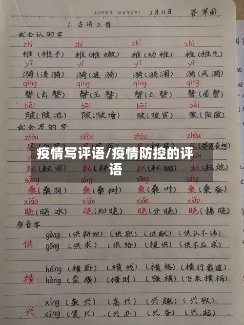 疫情写评语/疫情防控的评语-第2张图片